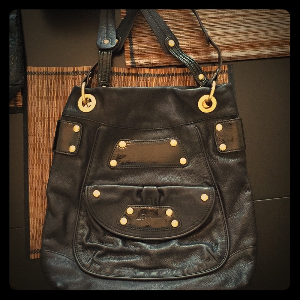 B. Makowsky Black Leather Bag. Never used!!
